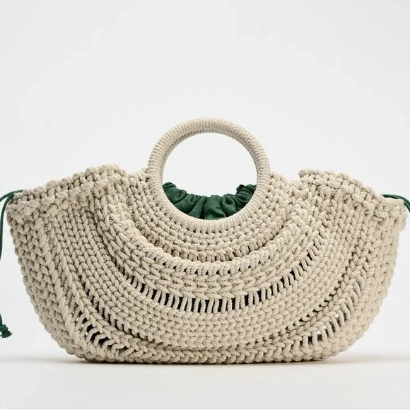NWT Zara Crochet Bag - Picture 2 of 10